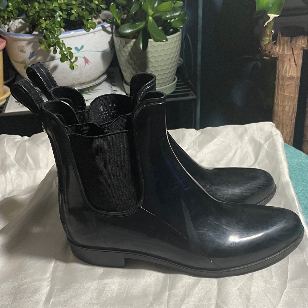 Sam Edelman Tinsley Winter & Rain Boots In Black Rubber